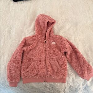 The North Face Kids Pink Fleece Hoodie